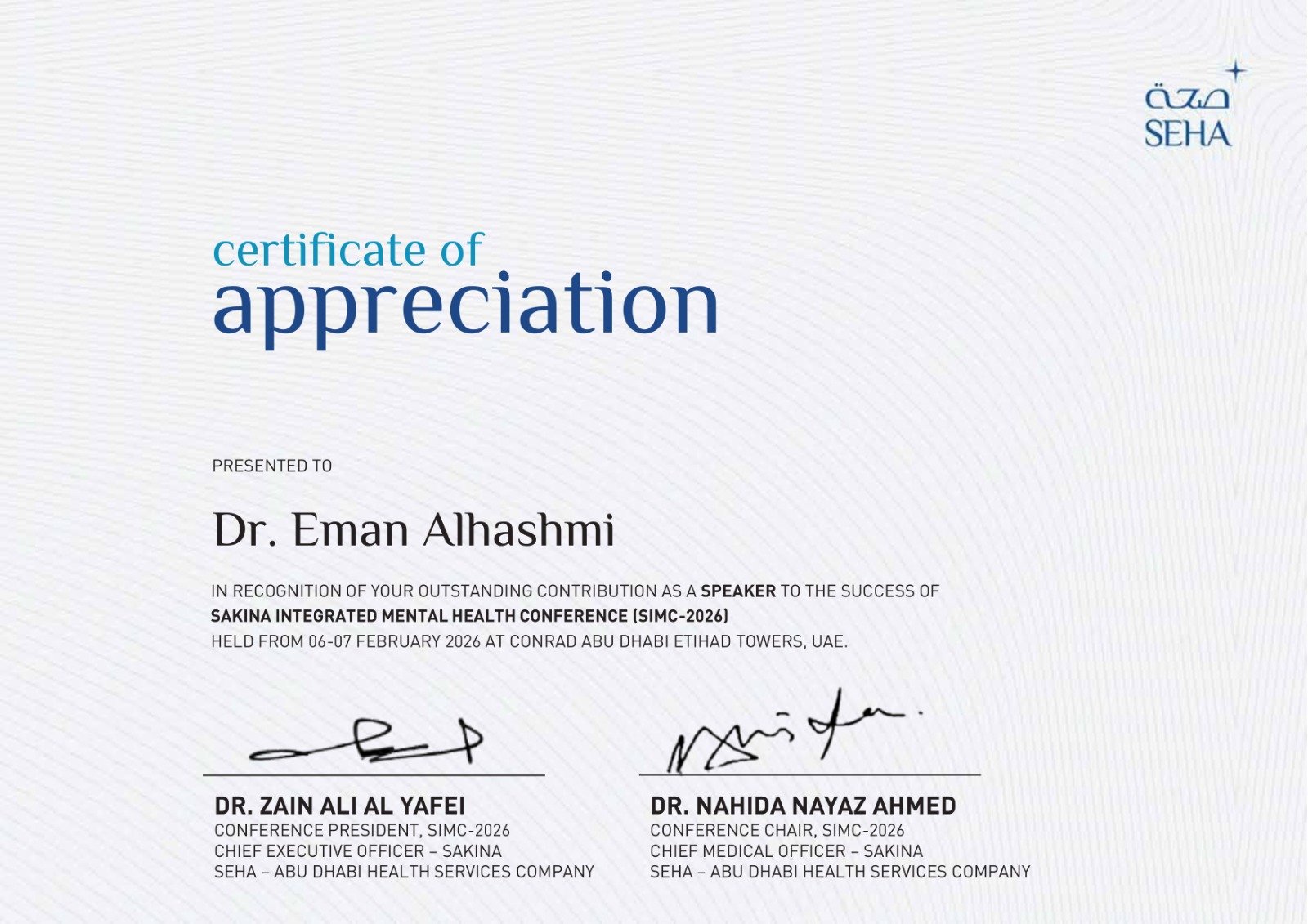 05.. Integrated Mental Health Conference (SIMC)